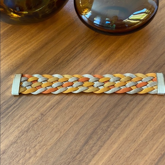 Bracelet gold and orange with magnetic lock - Picture 3 of 5